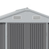 Outdoor Lockable Grey Door Shed Storage Room Metal Tool Sheds House 10x10ft UK