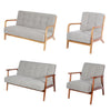 Upholstery Sofa Couch Armchair Tub Chair Seat Oak/Walnut Wood Frame Living Room