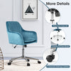 Home Office Leisure Chair Height-Adjustable Swivel Dutch Velvet Task Chairs