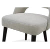 Gilman Creek Kobe Grey Fabric Dining Chairs, 2 Pack