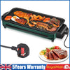 Electric Teppanyaki Table Top Grill Griddle BBQ Barbecue Camping w/ Temp Fsiatyv