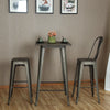 Industrial Square Cocktail Bar Table Metal Pub Dining Room Kitchen Home bar