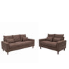 Upholstered Fabric Sofa Suite Set,2 & 3 Seater Couch Settee,Storage Side Pockets