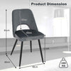 Dining Chair Set of 2 Accent Chair w/ High-density Sponge Cushion