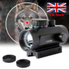 Tactical Optic Red Green Dot Sight Scope Airsoft 11-20mm Rail Mount for Hunting