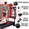 Treadmill Electric Running Machine with FIXED Incline Gym Home Motorized Folding