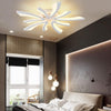 5 Heads LED Ceiling Light V-shaped Chandelier Lamp Bedroom Living Room + Remote