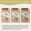 Cloud Coffee Table Modern White Coffee Table for Living Room Irregular Tea Table