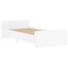 Bed Frame White 100x200 cm Engineered Wood vidaXL