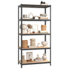 5-Layer Shelves 4 pcs Anthracite Steel&Engineered Wood Z9F5