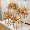 40/60/80/100CM METAL GEOMETRIC FLOWER STAND PEDESTAL TABLE CENTREPIECE WEDDING