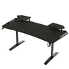 1.8m XXL Gaming Desk LED RGB Computer Table Elevated Monitor Stand Keyboard Tray