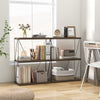 3-Tier Multipurpose Display Rack Home Storage Shelving Unit Industrial Bookshelf