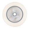 Round LED Ceiling Fan Light Dimmable Living Room Chandelier Lamp Remote Control