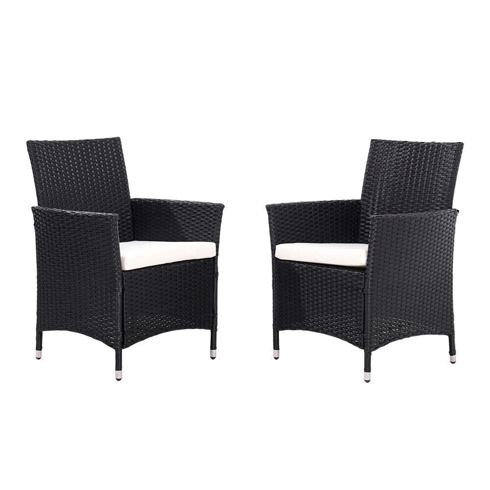 Rattan Garden Furniture Sets 4/6 PCS Rattan Chairs and Table Balcony Bistro Set