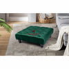 Square Coffee Table Chesterfield Upholstered Footstool Pouffe Foot Stool Seat