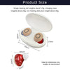 Rechargeable ITE Hearing Aids Mini Sound Voice Amplifier Enhancer Ear Hearings
