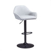 Set of 2 Barstool Kitchen Breakfast Swivel Pub Counter Gas Lift PU Leather Chair