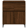 Gecheer Sideboard Brown Oak 60x35x70 Engineered Wood Sideboard G2Y8