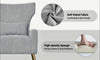 Modern Velvet Armchair | TV Lounge Chair | Gold Legs | Single Sofa for Bedroom
