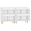 Gecheer Sideboard Book Cabinet Side Cabinet Set of 2 Kitchen Storage F0W3