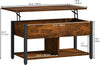Lift Up Coffee Table With Storage Shelf Living Room Home Furniture