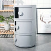 Round Storage Unit Cabinet Cupboard Side Table 2/3/4/5 Drawers Bathroom Bedroom