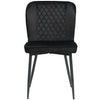 Dining Chairs Set of 2 Velvet Upholstered Kitchen Chairs for Home Restaurant