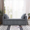 Large Ottoman Storage Box Pouffe Stools Footstool Bed End Bench Window Seat Grey
