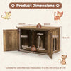 Cat Litter Box Enclosure Pet House End Table with Entrance Hole