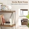 3-Tier Multipurpose Display Rack Home Storage Shelving Unit Industrial Bookshelf