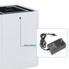 Wireless Charging Bedside Cabinets High Gloss with Adjustable LED Light 2 Drawer