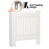 Small Medium Large Radiator Cover Vertical Slatted Grill Wooden Heating Cabinet