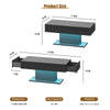 High gloss Coffee Table with RGB LED Lights Living Room Cocktail Table Black