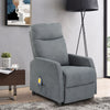 Massage Recliner Chair Heating Sofa Fabric Upholstered Armchair with Controller