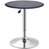 Tall Bistro Pub Bar Table Unit Home Kitchen Dining Cafe Desk Swivel Tabletop