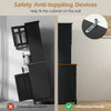Kitchen Storage Cabinet Sideboard Freestanding Buffet Cupboard Adjustable Shelf