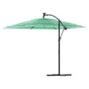 Garden Parasol with Steel Green 246x246x230 A6S7