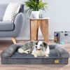 Jumbo XL Dog Bed Pet Sofa Fleece Mattress Semi Enclosed Bolster Waterproof Liner