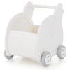 Baby Walker Push Toy 4-Wheel Toddler Toy Cart Elephant Shape HDPE Kids Push Toy