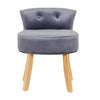 Velvet Dressing Bench Stool Chair Vanity Stool Bedroom Seat With Rubber Legs