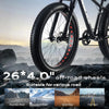 26 inch Wheel Mountain Bike Fat Tire Bicycle 7-Speed Bikes Cycle For Men Women