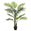 Artificial Palm Plant Fake Tree Potted Home Office Décor, 130cm4ft Height, Green