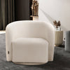 Teddy Fleece Tub Chair Swivel Tufted Armchair Sofa Lounge Living Bedroom Balcony