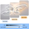 LED Ceiling Light Ring Fixture Dining Living Room Bedroom Dimmable Lamp UK stock