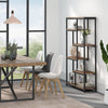 Tribesign 5-tier Open Etagere Bookcase w/ Multi-function Storage for Home&Office