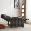Recliner Padded Armchair for Living Room, Push-Back Reclining Chair