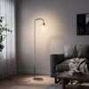 Modern Tall LED Floor Lamp Reading Standing Lamp with Glass Lampshade Lamp