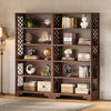 6-Tier Vintage Modern Bookshelf Bookcase, 70.8" Tall Storage Rack for LivingRoom