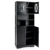 Freestanding Pantry Cabinet Kitchen Cupboard Sideboard Cabinet w/ Shelves